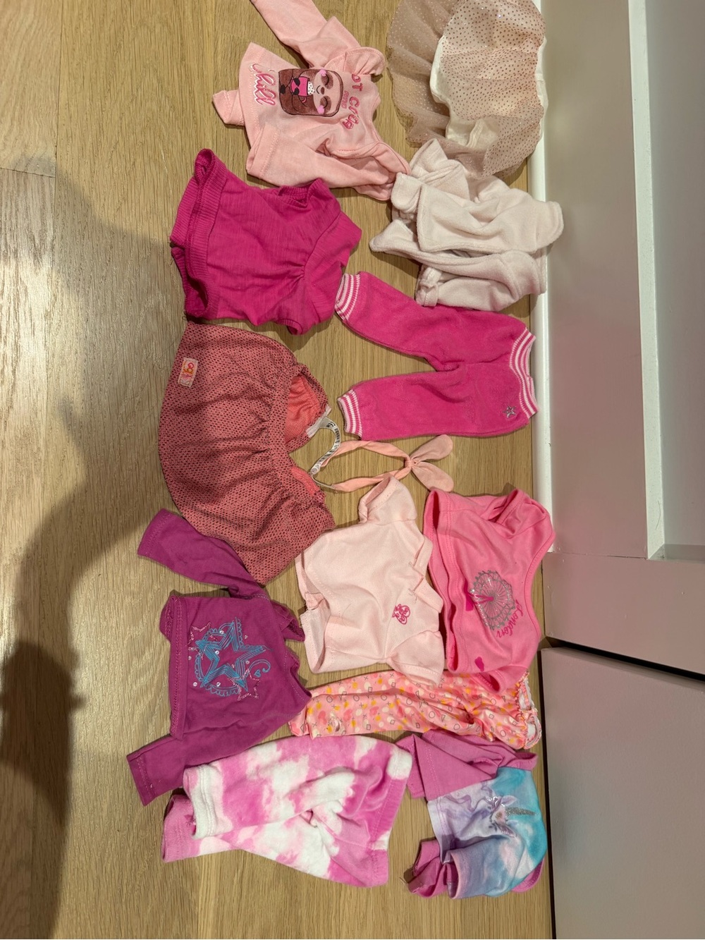 American Girl Doll mixed pink clothing assortment bundle